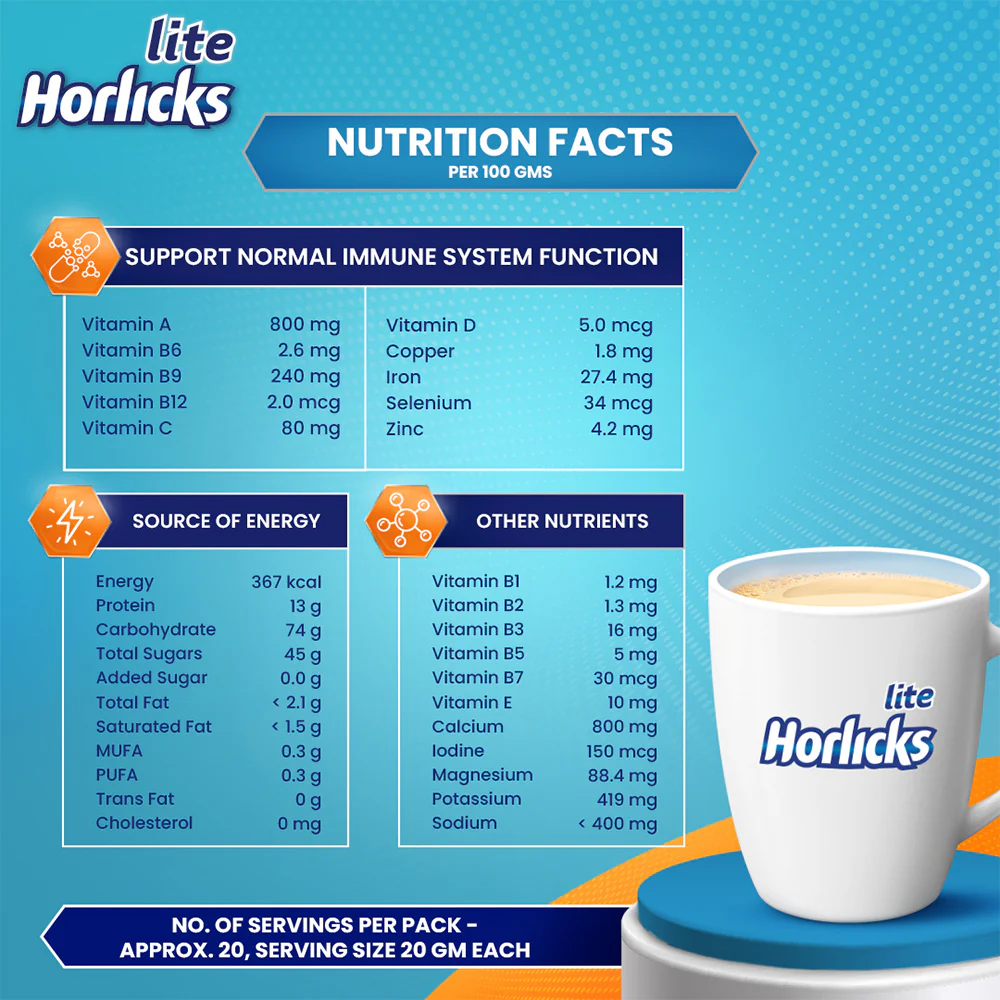 Horlicks Lite Badam Flavour - Image 5